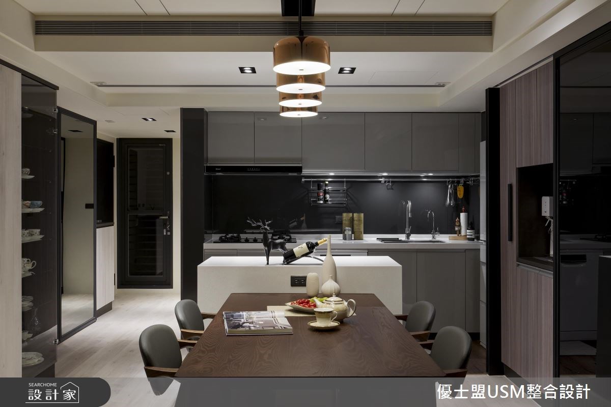 23坪中古屋(5~15年)＿現代風餐廳案例圖片＿優士盟整合設計有限公司＿優士盟_14.台北23坪現代風之8