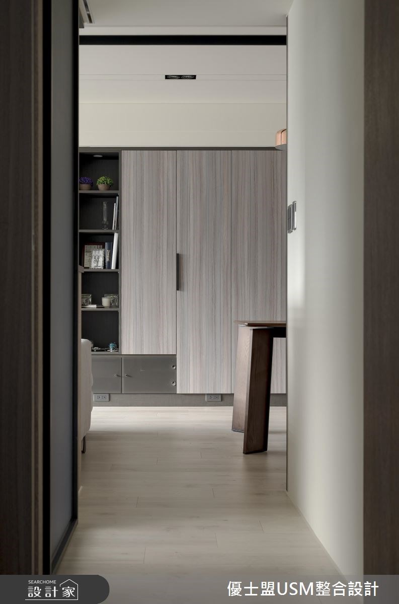23坪中古屋(5~15年)＿現代風走廊案例圖片＿優士盟整合設計有限公司＿優士盟_14.台北23坪現代風之9