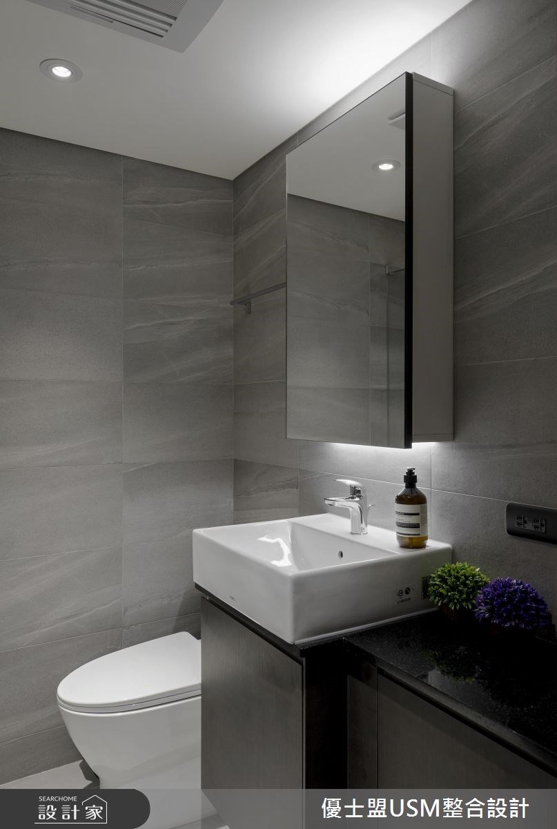 23坪中古屋(5~15年)＿現代風浴室案例圖片＿優士盟整合設計有限公司＿優士盟_14.台北23坪現代風之14
