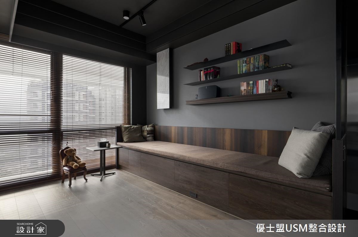 50坪中古屋(5~15年)＿工業風臥榻案例圖片＿優士盟整合設計有限公司＿優士盟_19.台北50坪工業風之8