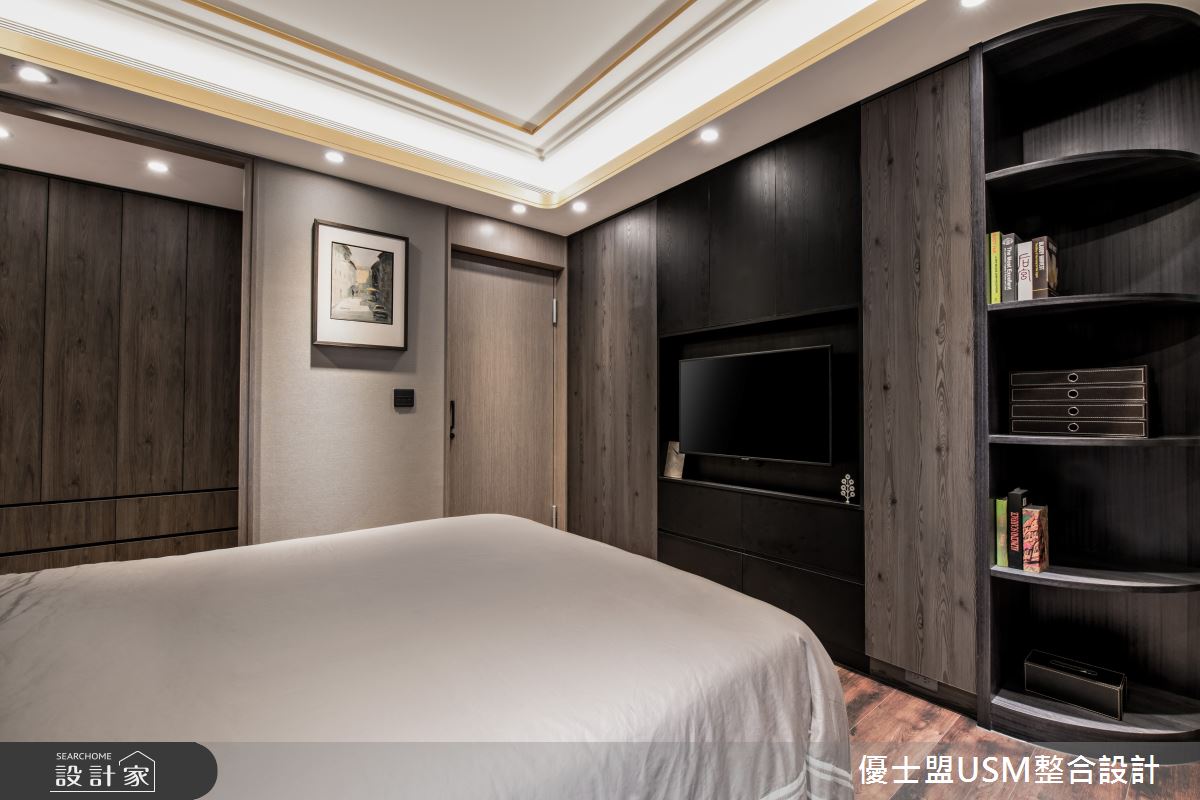 50坪新成屋(5年以下)＿現代風臥室案例圖片＿優士盟整合設計有限公司＿優士盟_22.台北50坪現代風之12