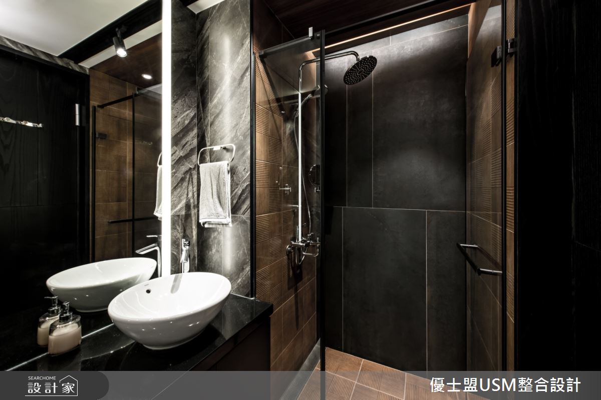 50坪新成屋(5年以下)＿飯店風浴室案例圖片＿優士盟整合設計有限公司＿優士盟_23.台北50坪飯店風之26