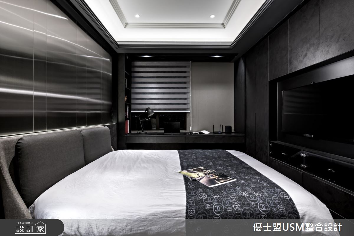 50坪新成屋(5年以下)＿飯店風臥室案例圖片＿優士盟整合設計有限公司＿優士盟_23.台北50坪飯店風之22