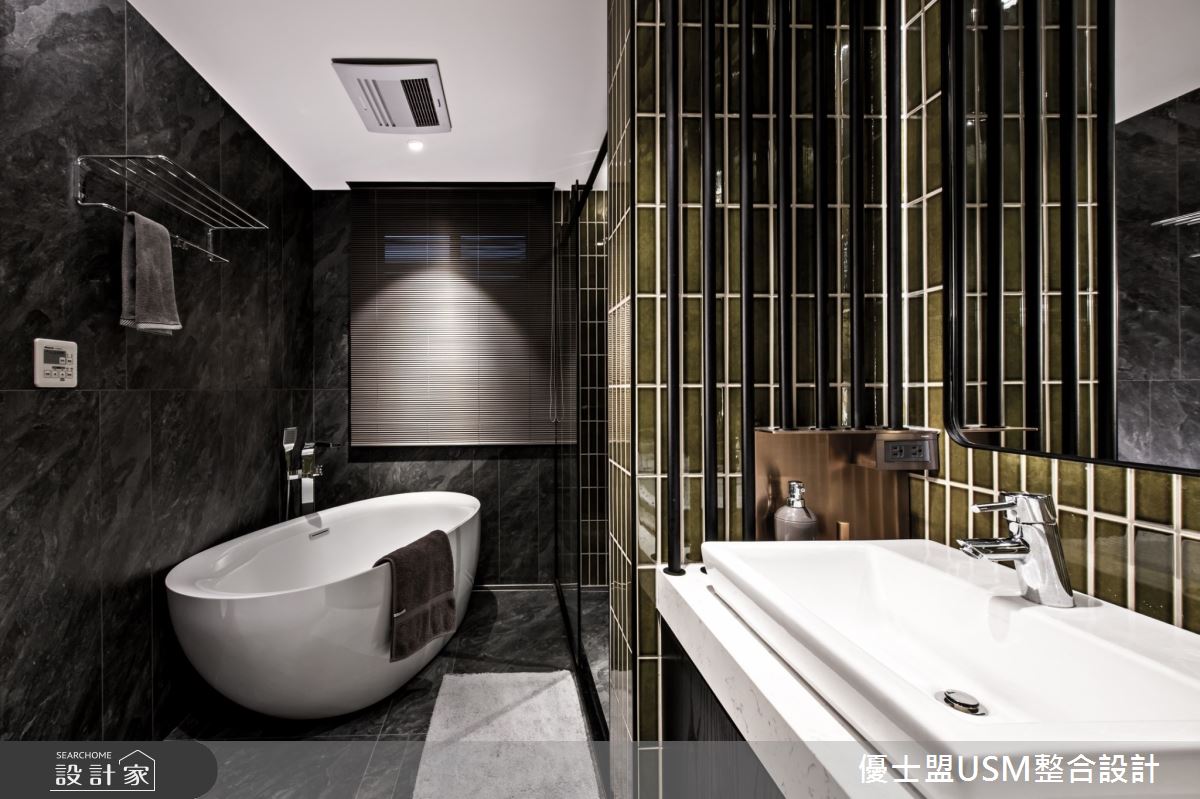 50坪新成屋(5年以下)＿飯店風浴室案例圖片＿優士盟整合設計有限公司＿優士盟_23.台北50坪飯店風之25