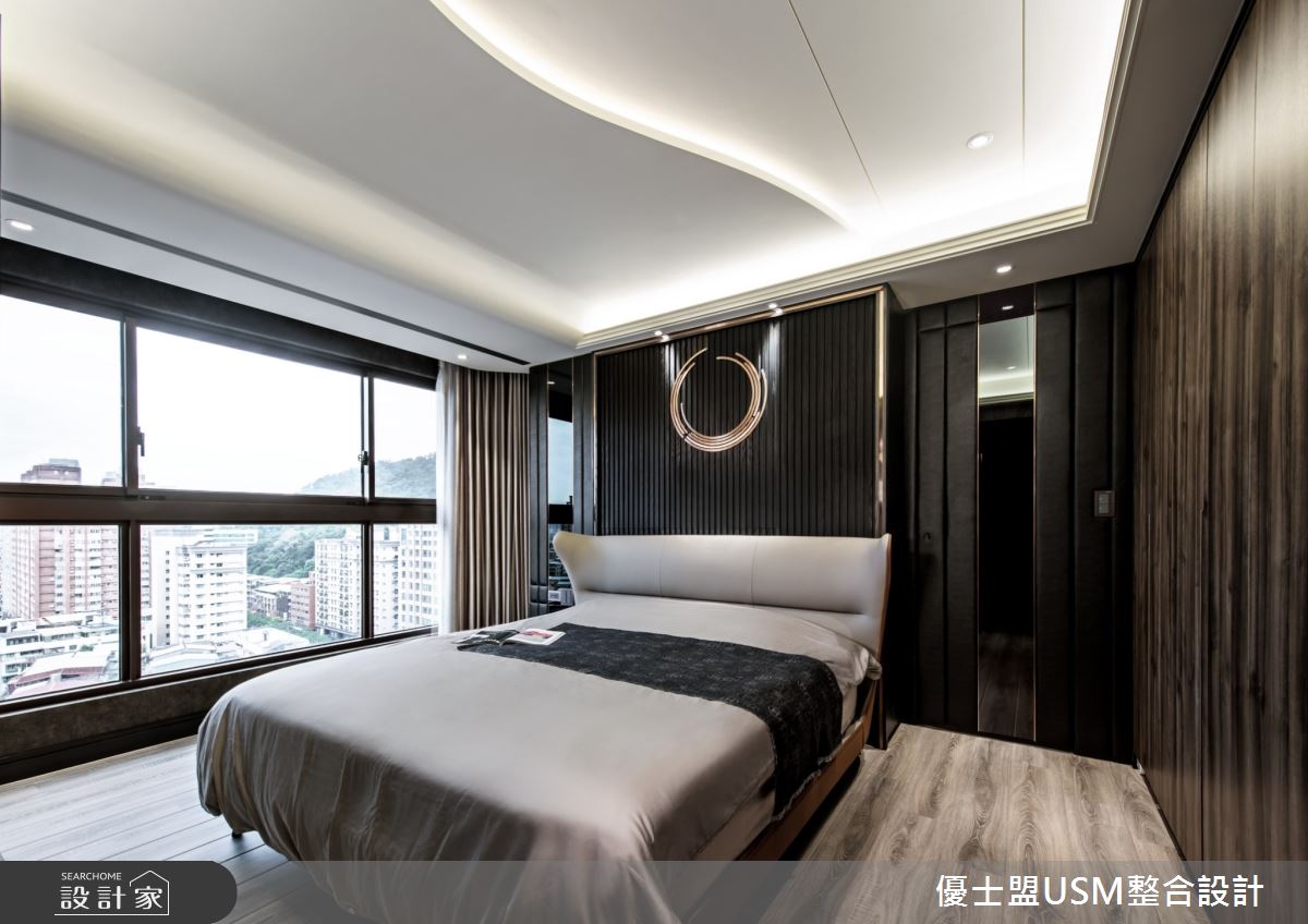 50坪新成屋(5年以下)＿飯店風臥室案例圖片＿優士盟整合設計有限公司＿優士盟_23.台北50坪飯店風之14
