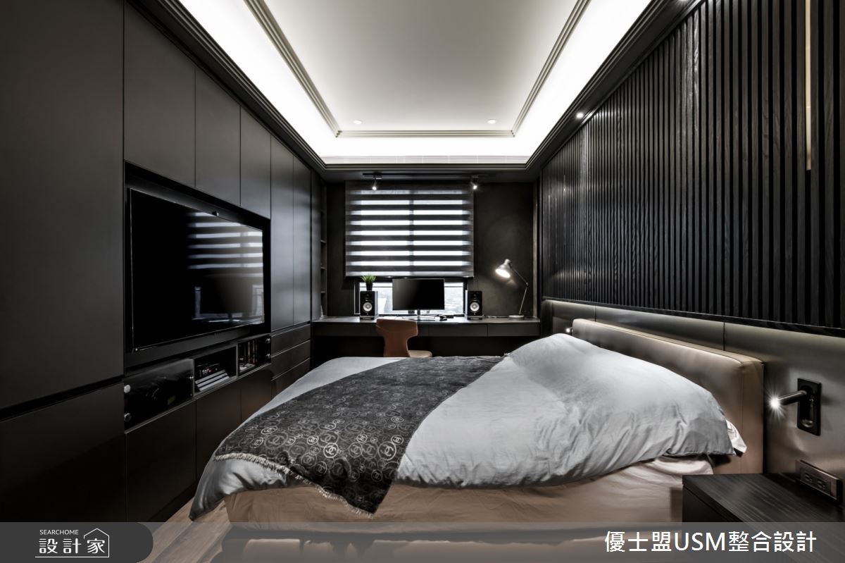 50坪新成屋(5年以下)＿飯店風臥室案例圖片＿優士盟整合設計有限公司＿優士盟_23.台北50坪飯店風之20