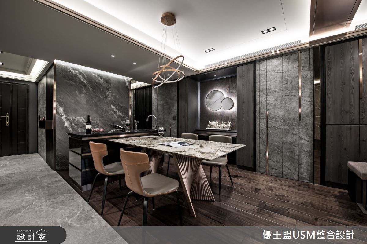 50坪新成屋(5年以下)＿飯店風餐廳案例圖片＿優士盟整合設計有限公司＿優士盟_23.台北50坪飯店風之6