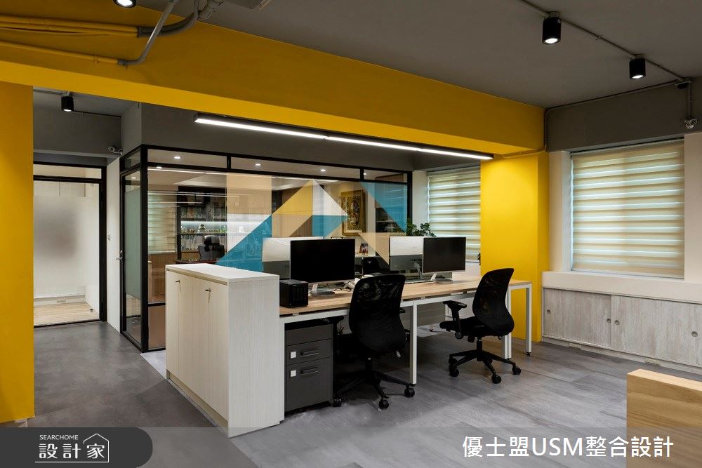 60坪老屋(31~40年)＿工業風商業空間案例圖片＿優士盟整合設計有限公司＿優士盟_24.台北商業空間60坪工業風之8
