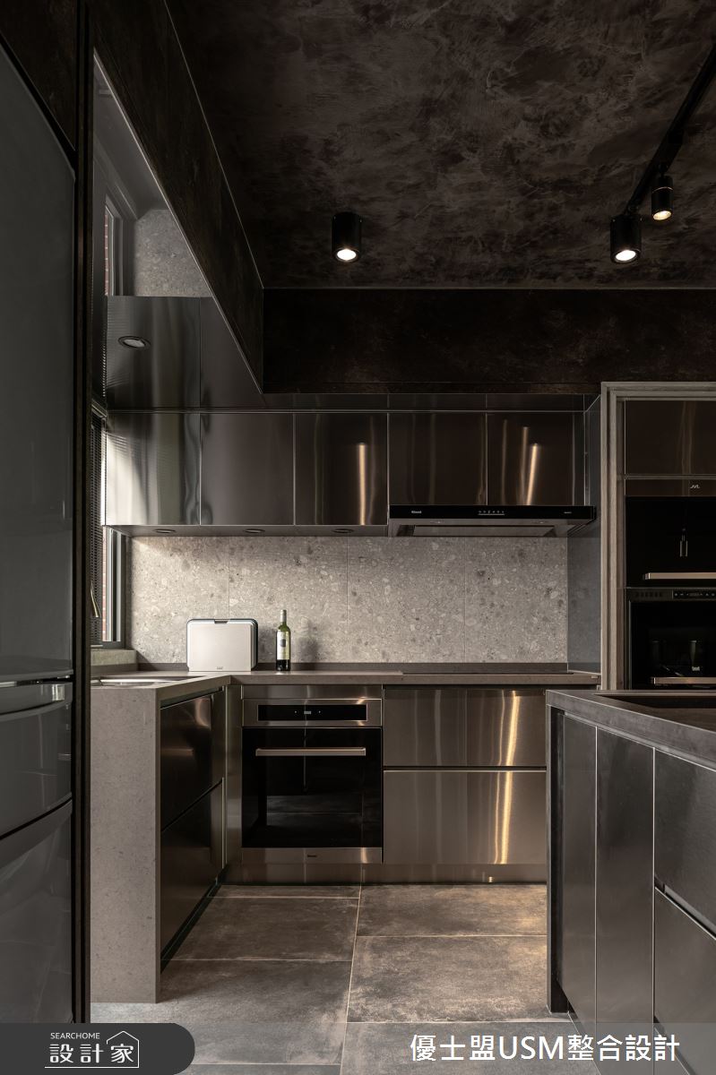 38坪老屋(16~30年)＿現代風廚房案例圖片＿優士盟整合設計有限公司＿優士盟_26.台北老屋翻新38坪現代風之20