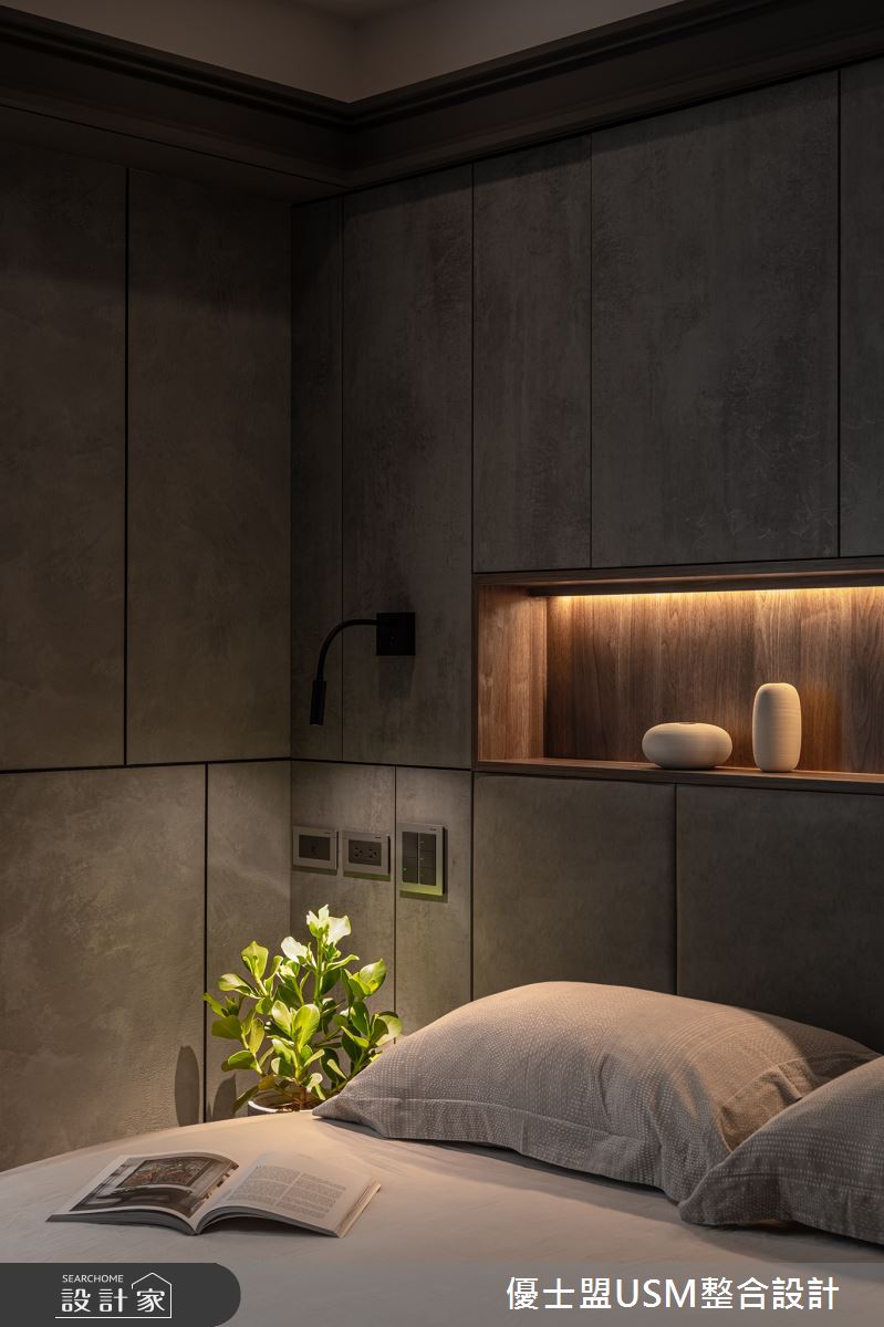 38坪老屋(16~30年)＿現代風臥室案例圖片＿優士盟整合設計有限公司＿優士盟_26.台北老屋翻新38坪現代風之24