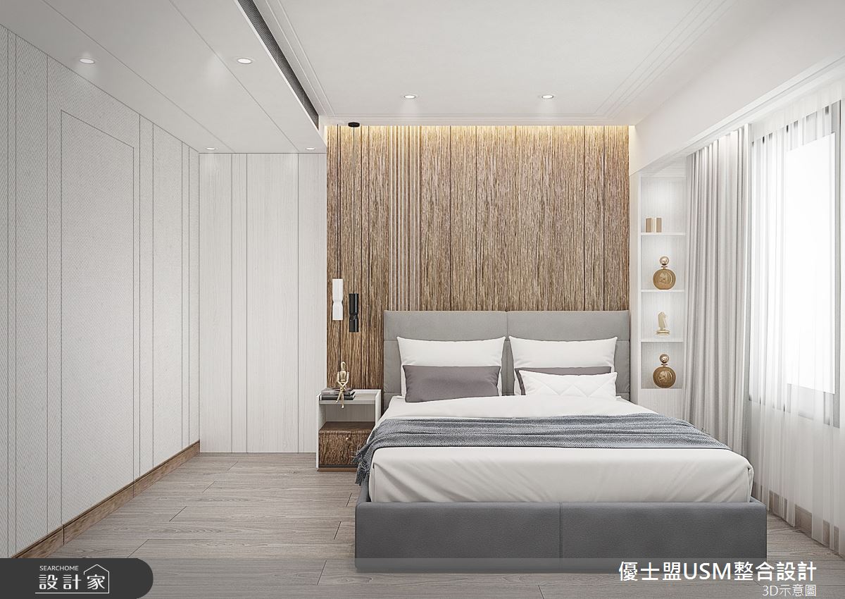 23坪中古屋(5~15年)＿現代風臥室案例圖片＿優士盟整合設計有限公司＿優士盟_27.台北23坪現代風之8