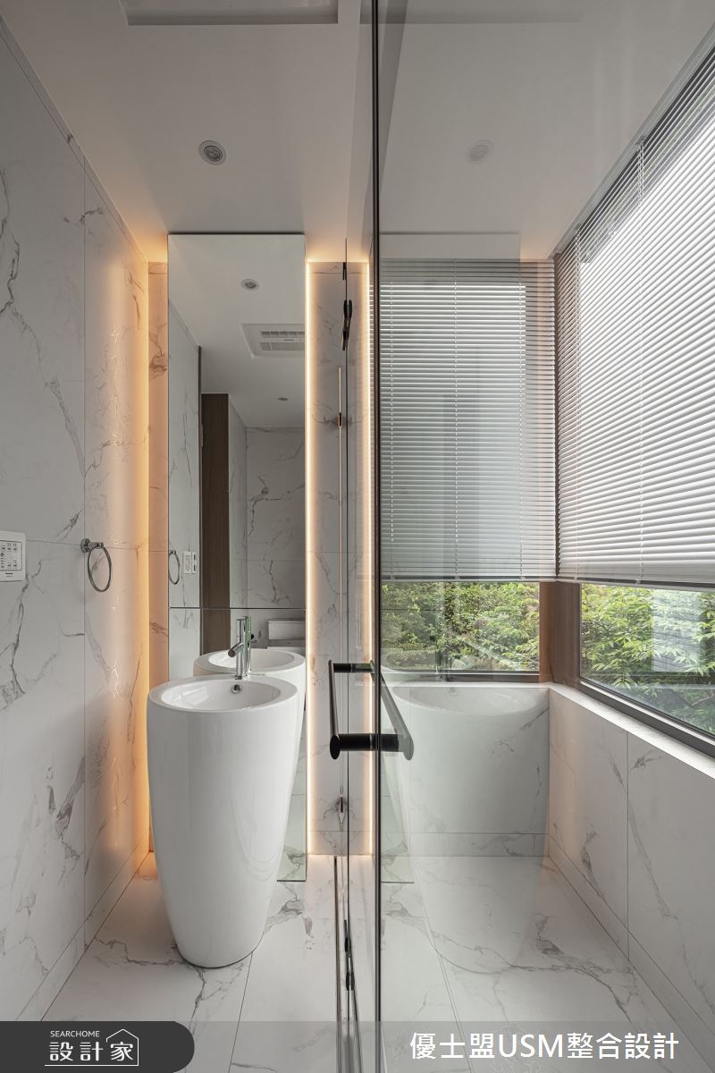 119坪新成屋(5年以下)＿人文禪風浴室案例圖片＿優士盟整合設計有限公司＿優士盟_30.台北119坪人文禪風之39