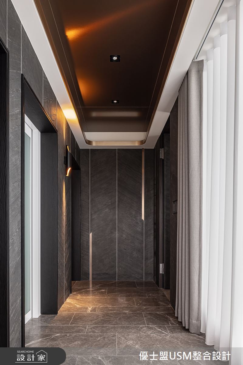 119坪新成屋(5年以下)＿人文禪風走廊案例圖片＿優士盟整合設計有限公司＿優士盟_30.台北119坪人文禪風之23