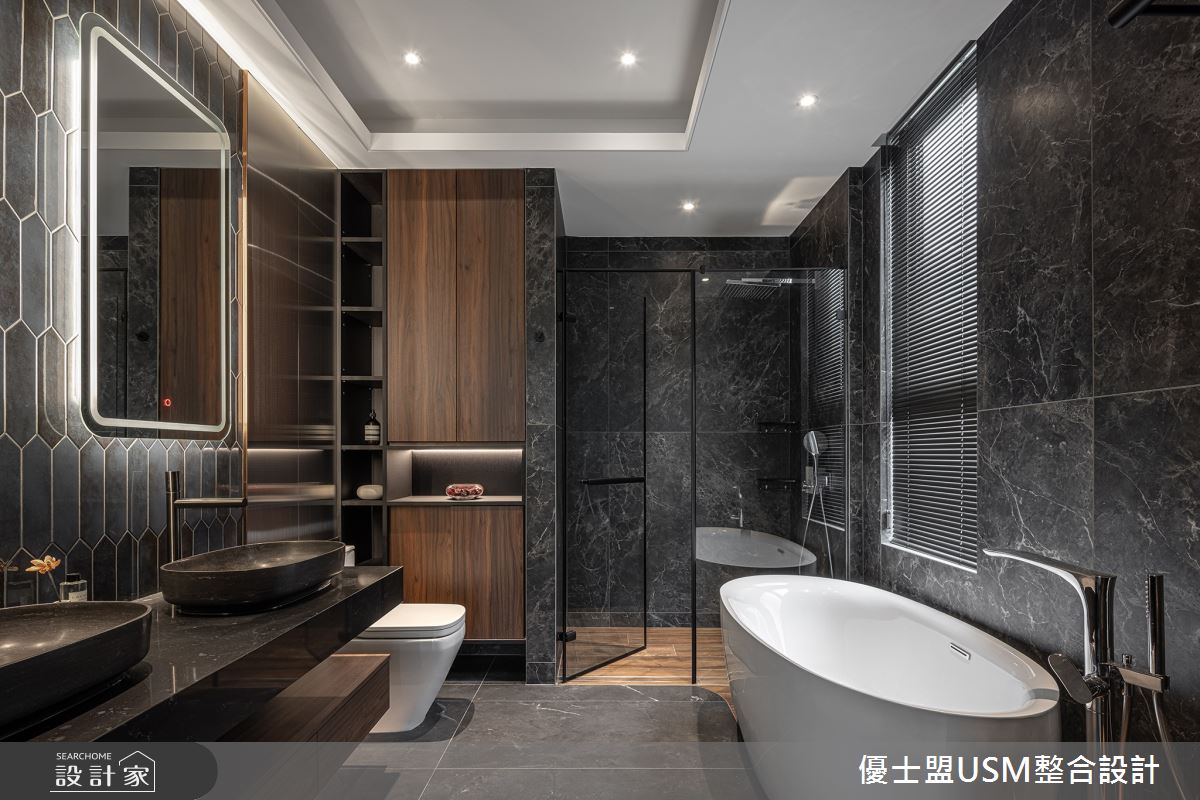 119坪新成屋(5年以下)＿人文禪風浴室案例圖片＿優士盟整合設計有限公司＿優士盟_30.台北119坪人文禪風之31