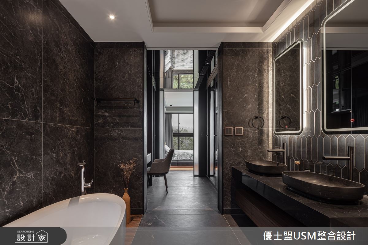 119坪新成屋(5年以下)＿人文禪風浴室案例圖片＿優士盟整合設計有限公司＿優士盟_30.台北119坪人文禪風之33