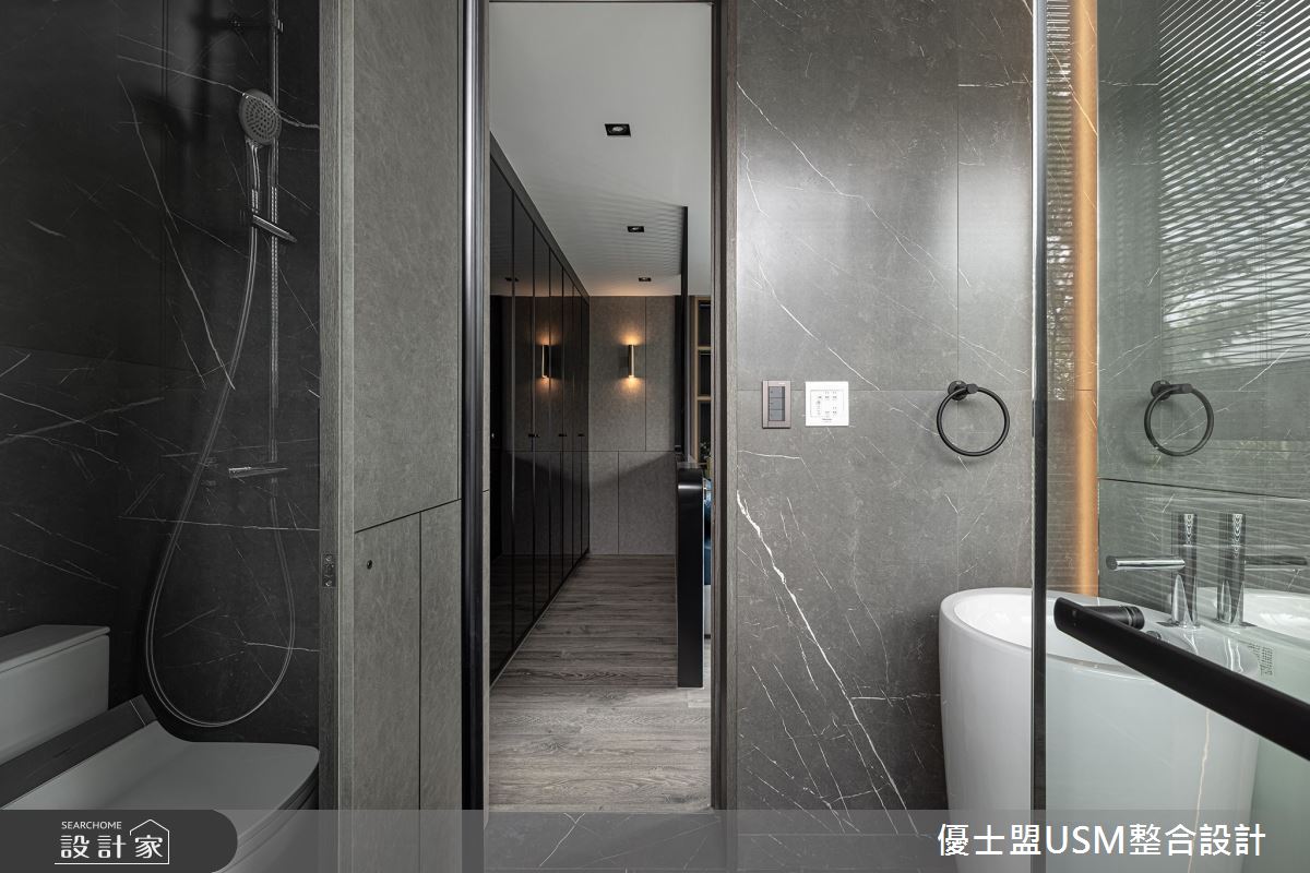 119坪新成屋(5年以下)＿人文禪風浴室案例圖片＿優士盟整合設計有限公司＿優士盟_30.台北119坪人文禪風之10