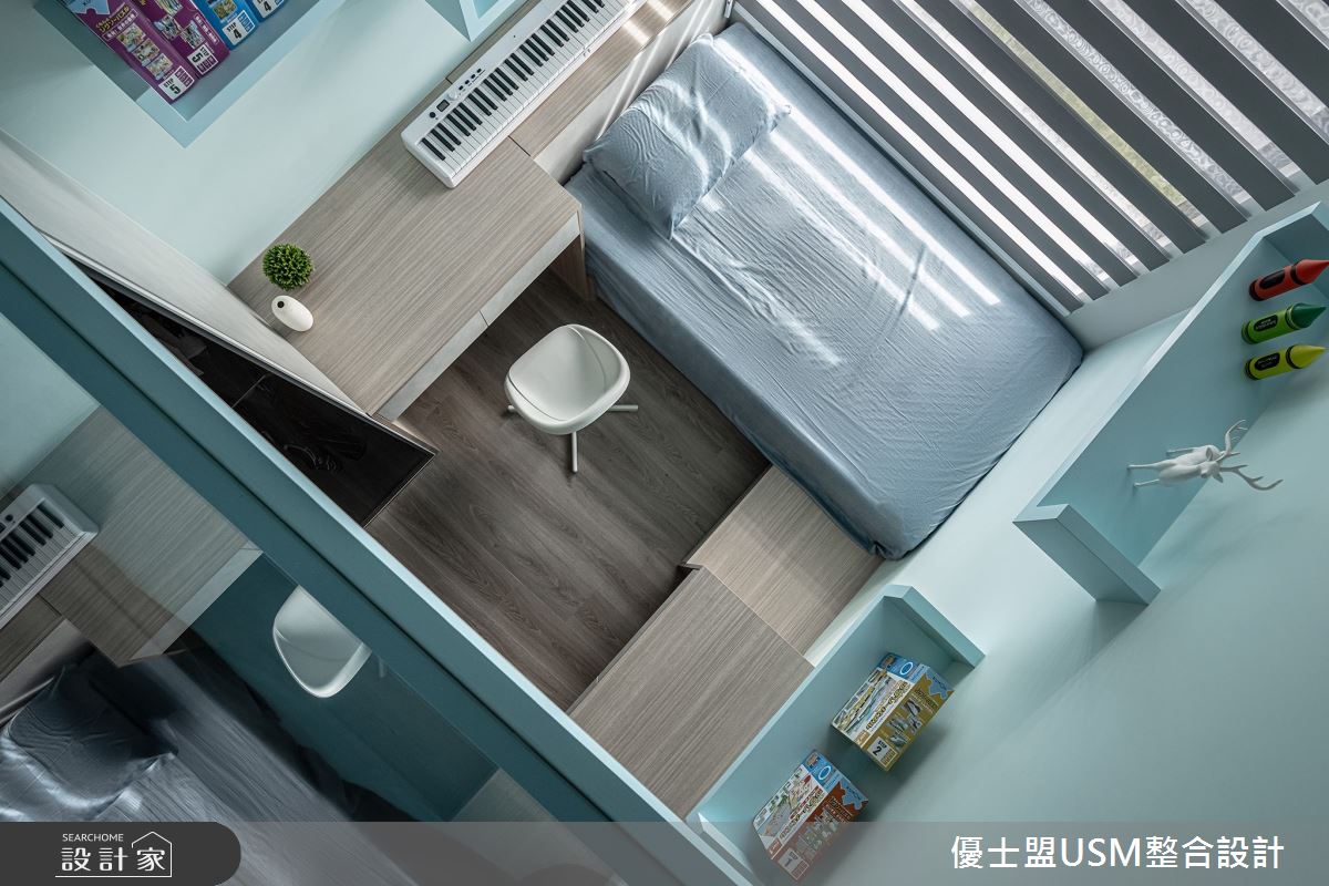 33坪預售屋＿現代風客房案例圖片＿優士盟整合設計有限公司＿優士盟_31.台北預售屋33坪現代風之29