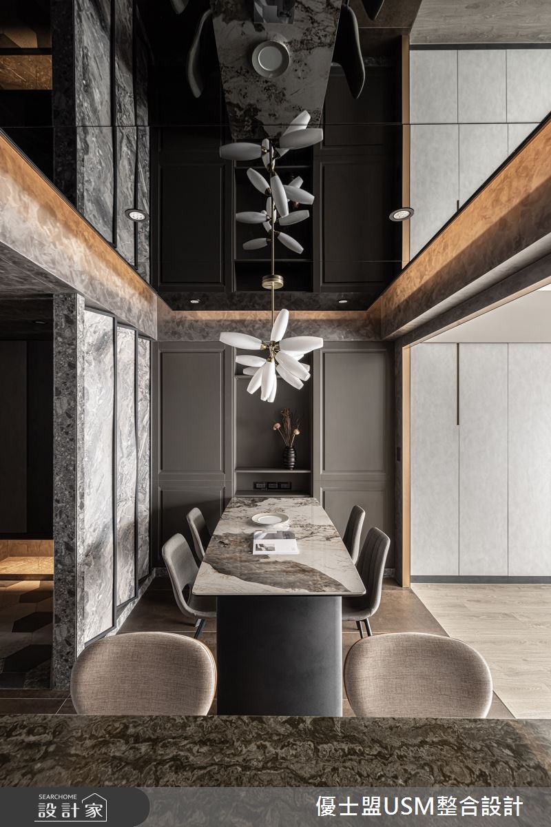 33坪預售屋＿現代風餐廳案例圖片＿優士盟整合設計有限公司＿優士盟_31.台北預售屋33坪現代風之3
