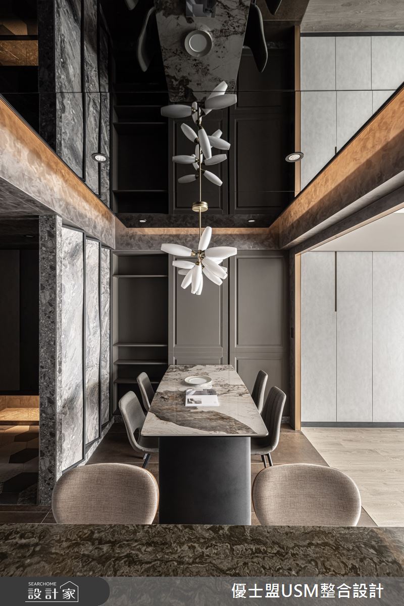 33坪預售屋＿現代風餐廳案例圖片＿優士盟整合設計有限公司＿優士盟_31.台北預售屋33坪現代風之4