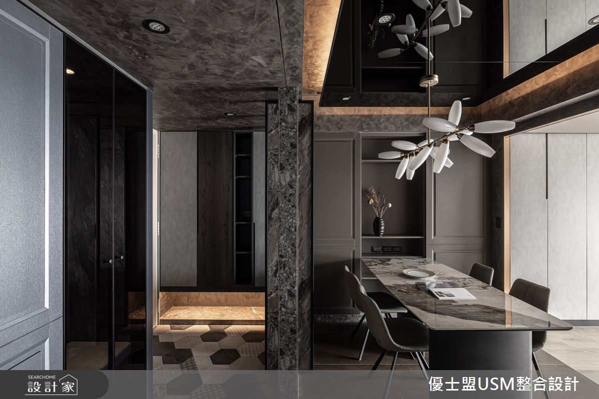 33坪預售屋＿現代風餐廳案例圖片＿優士盟整合設計有限公司＿優士盟_31.台北預售屋33坪現代風之6