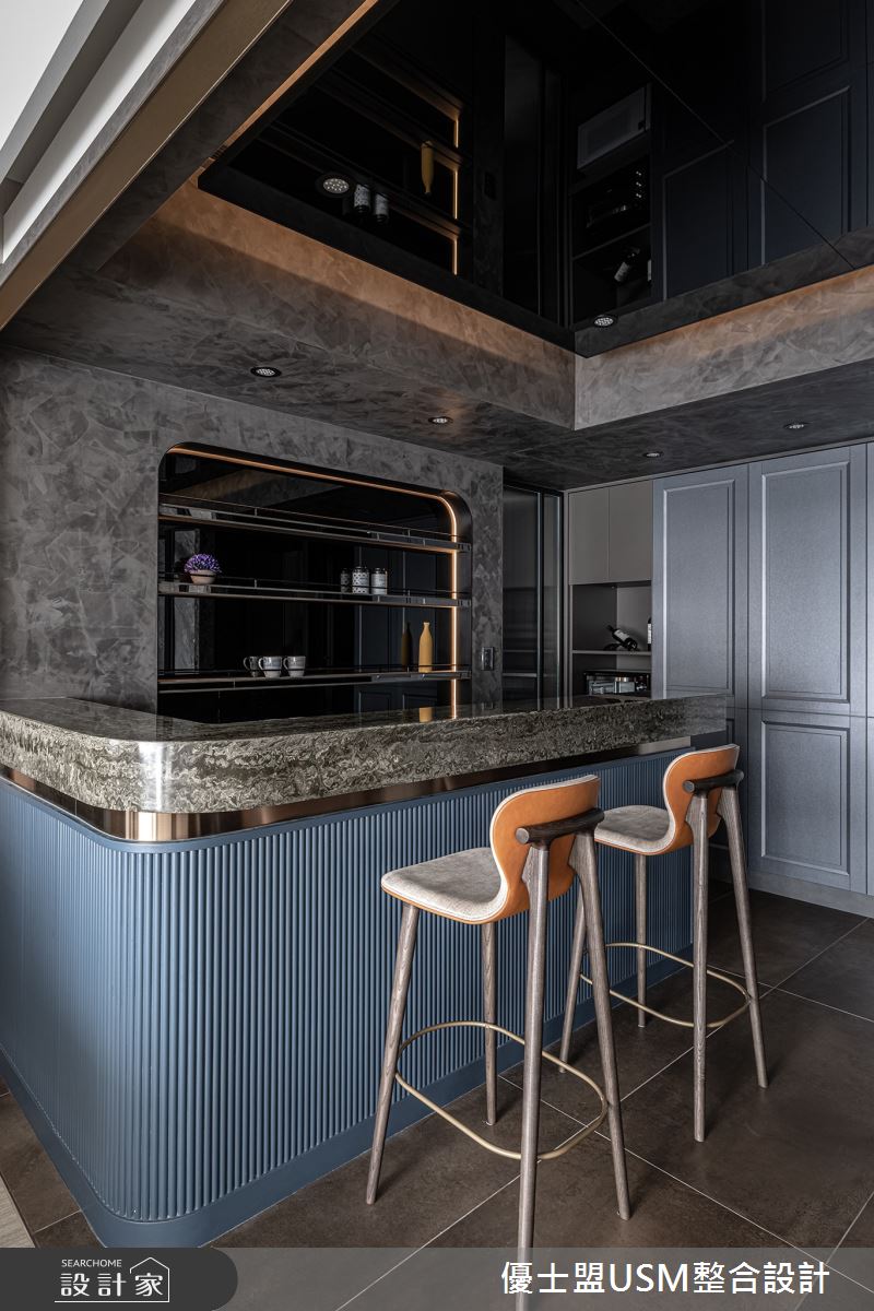 33坪預售屋＿現代風吧檯案例圖片＿優士盟整合設計有限公司＿優士盟_31.台北預售屋33坪現代風之10