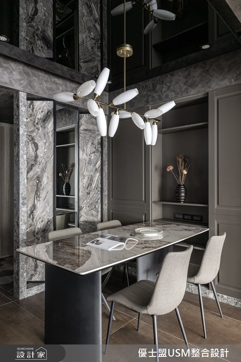 33坪預售屋＿現代風餐廳案例圖片＿優士盟整合設計有限公司＿優士盟_31.台北預售屋33坪現代風之16