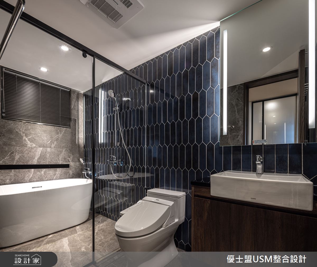 33坪預售屋＿現代風浴室案例圖片＿優士盟整合設計有限公司＿優士盟_31.台北預售屋33坪現代風之31