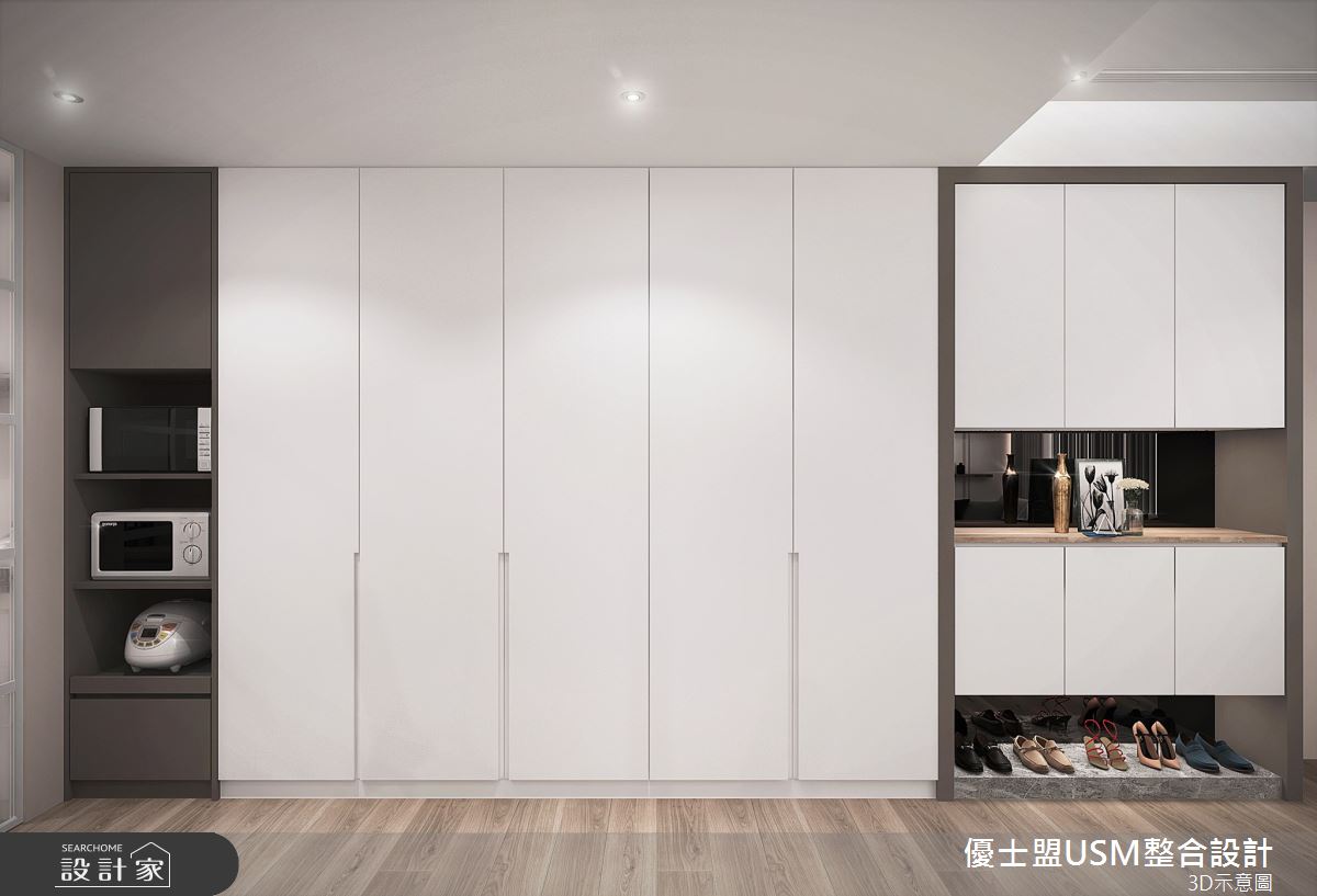 85坪新成屋(5年以下)＿現代風玄關案例圖片＿優士盟整合設計有限公司＿優士盟_32.花蓮85坪現代風之1