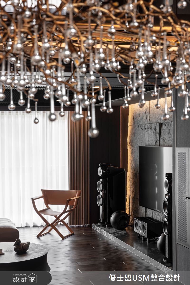 80坪中古屋(5~15年)＿現代風客廳案例圖片＿優士盟整合設計有限公司＿優士盟_35.藝術饗宴80坪現代風之12