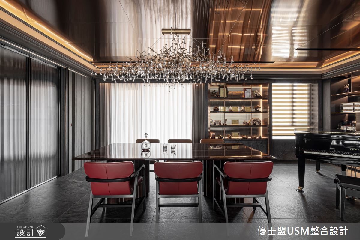 80坪中古屋(5~15年)＿現代風餐廳案例圖片＿優士盟整合設計有限公司＿優士盟_35.藝術饗宴80坪現代風之17