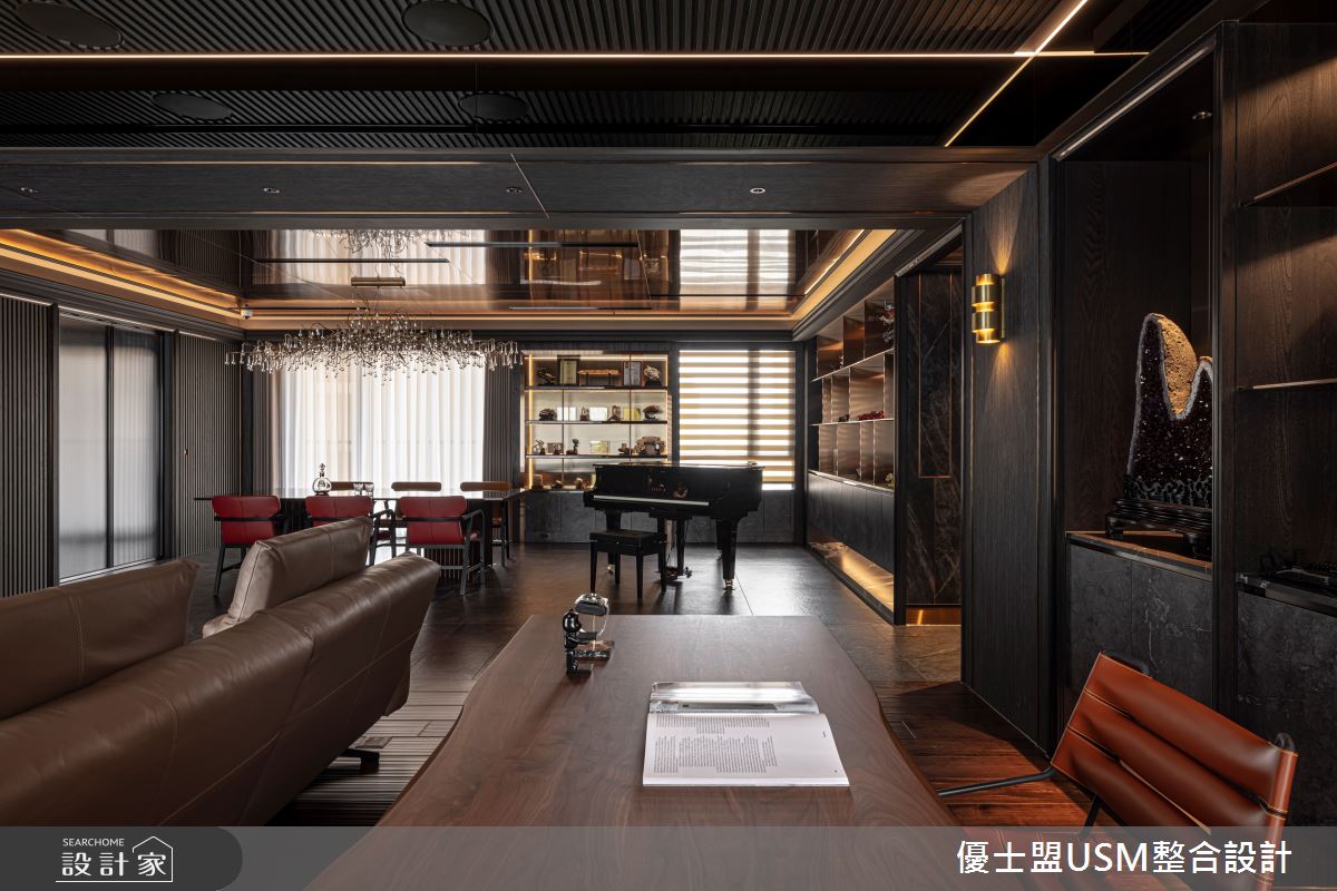 80坪中古屋(5~15年)＿現代風餐廳書房工作區案例圖片＿優士盟整合設計有限公司＿優士盟_35.藝術饗宴80坪現代風之20