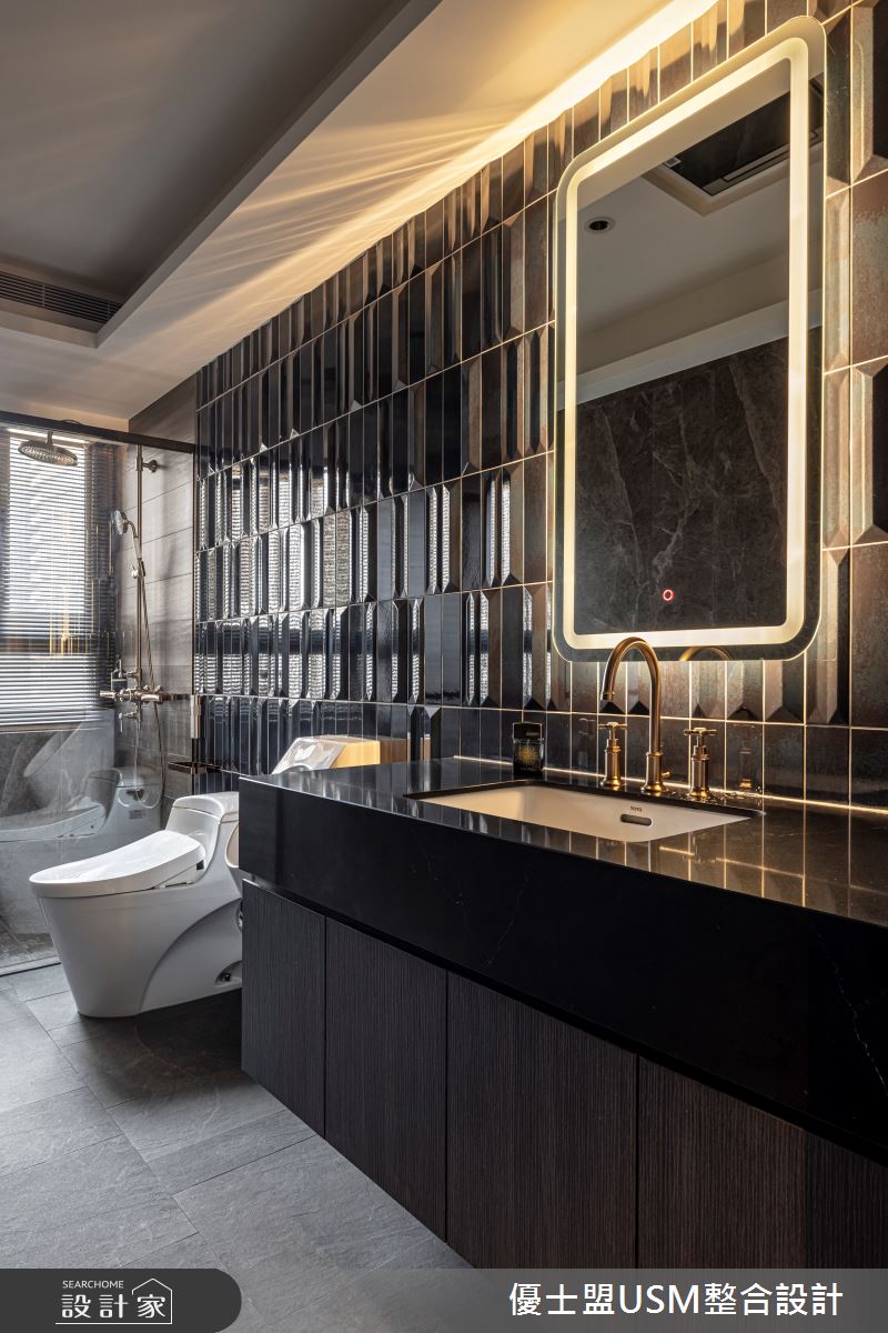 80坪中古屋(5~15年)＿現代風浴室案例圖片＿優士盟整合設計有限公司＿優士盟_35.藝術饗宴80坪現代風之29