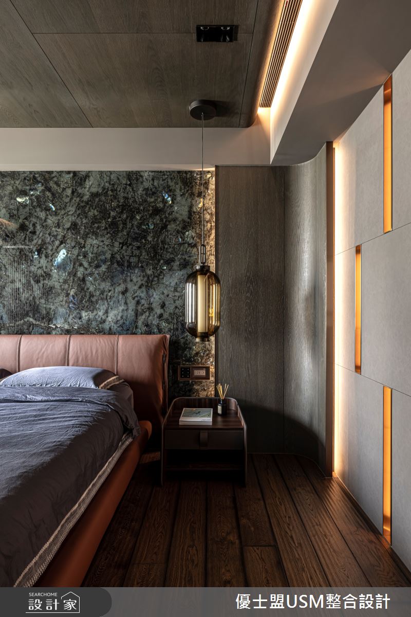 80坪中古屋(5~15年)＿現代風臥室案例圖片＿優士盟整合設計有限公司＿優士盟_35.藝術饗宴80坪現代風之33