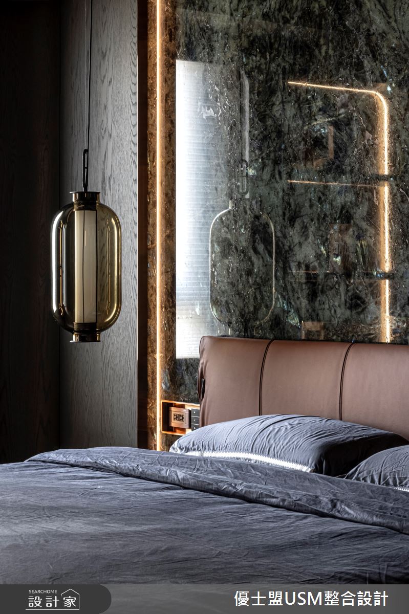 80坪中古屋(5~15年)＿現代風臥室案例圖片＿優士盟整合設計有限公司＿優士盟_35.藝術饗宴80坪現代風之36
