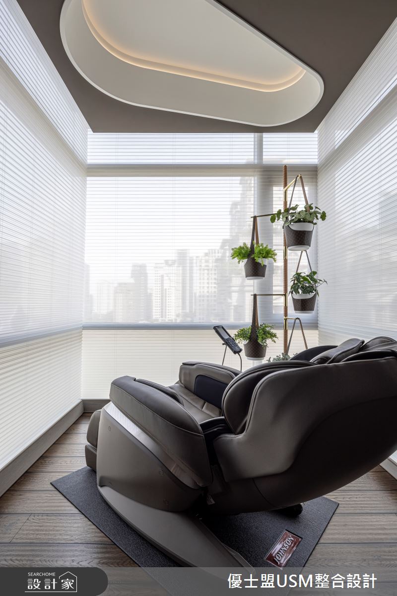 80坪中古屋(5~15年)＿現代風陽台多功能室案例圖片＿優士盟整合設計有限公司＿優士盟_35.藝術饗宴80坪現代風之37