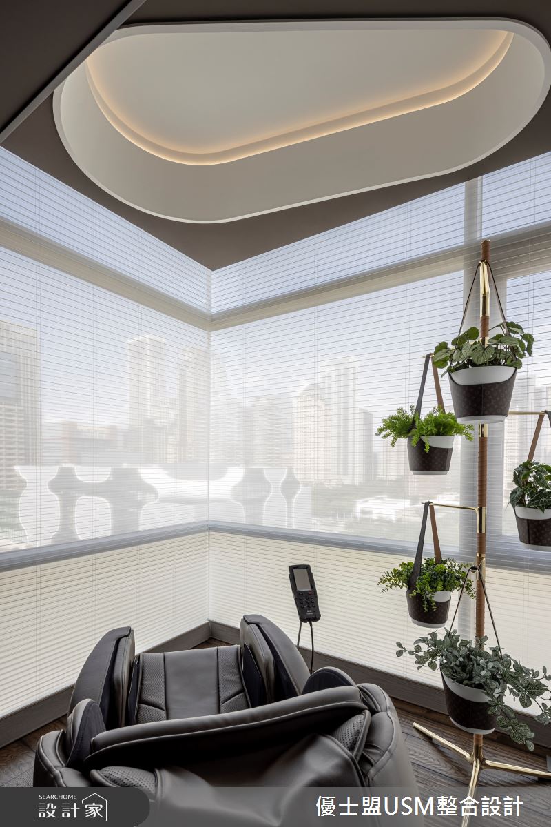 80坪中古屋(5~15年)＿現代風陽台多功能室案例圖片＿優士盟整合設計有限公司＿優士盟_35.藝術饗宴80坪現代風之38