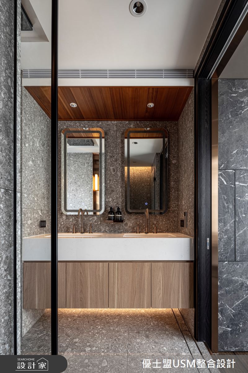 80坪中古屋(5~15年)＿現代風浴室案例圖片＿優士盟整合設計有限公司＿優士盟_35.藝術饗宴80坪現代風之40