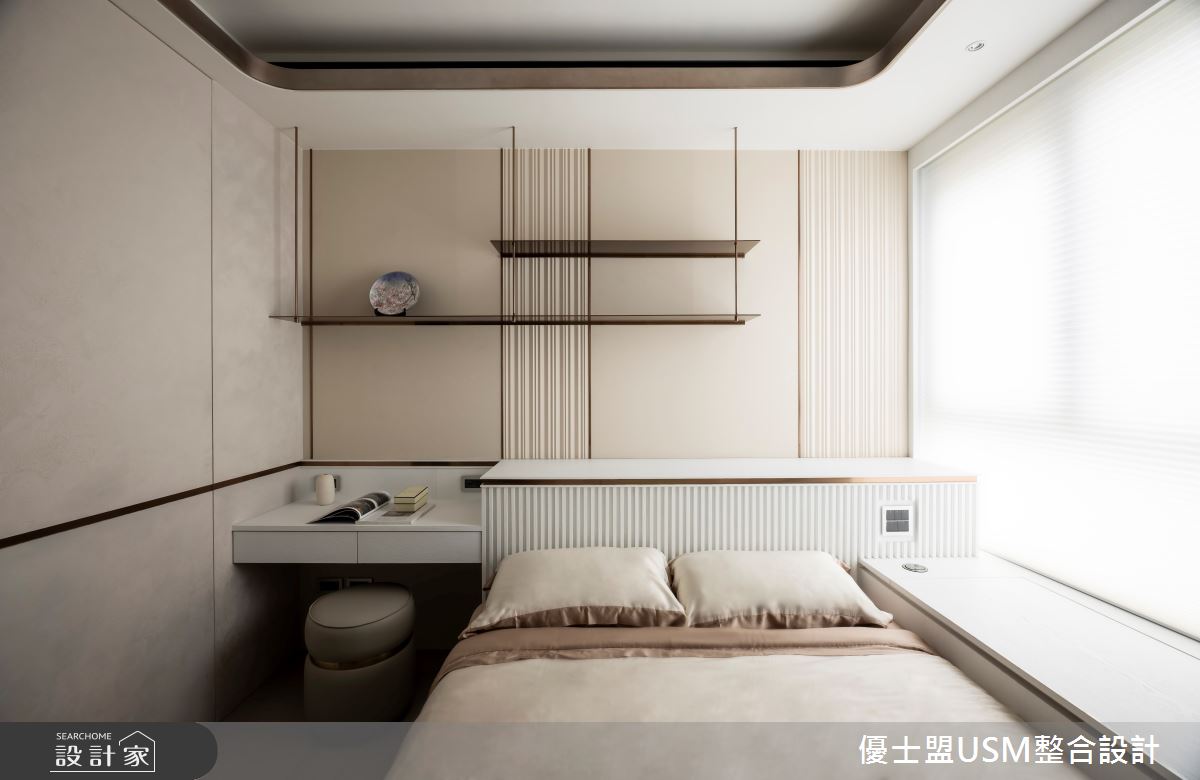 90坪中古屋(5~15年)＿人文禪風臥室案例圖片＿優士盟整合設計有限公司＿優士盟_38.台北90坪人文禪風之15