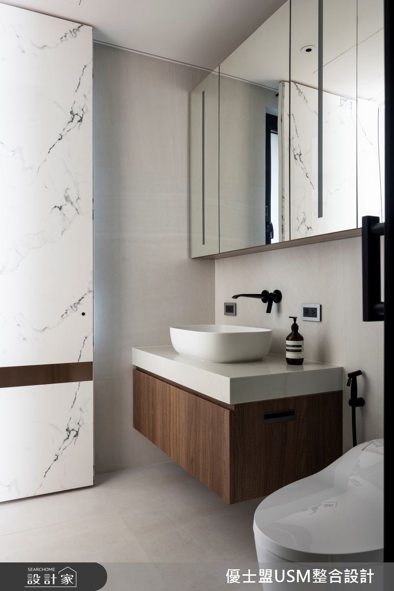 90坪中古屋(5~15年)＿人文禪風浴室案例圖片＿優士盟整合設計有限公司＿優士盟_38.台北90坪人文禪風之28