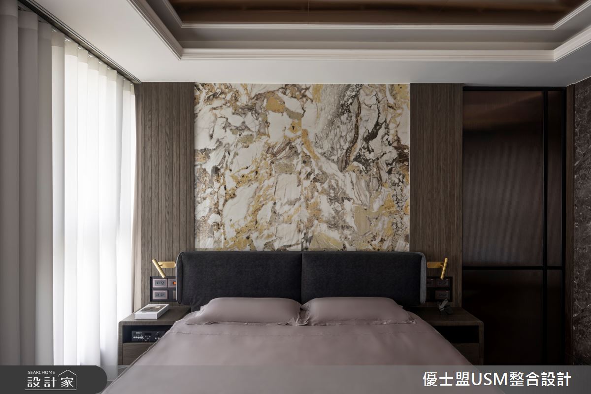 90坪中古屋(5~15年)＿人文禪風臥室案例圖片＿優士盟整合設計有限公司＿優士盟_38.台北90坪人文禪風之25