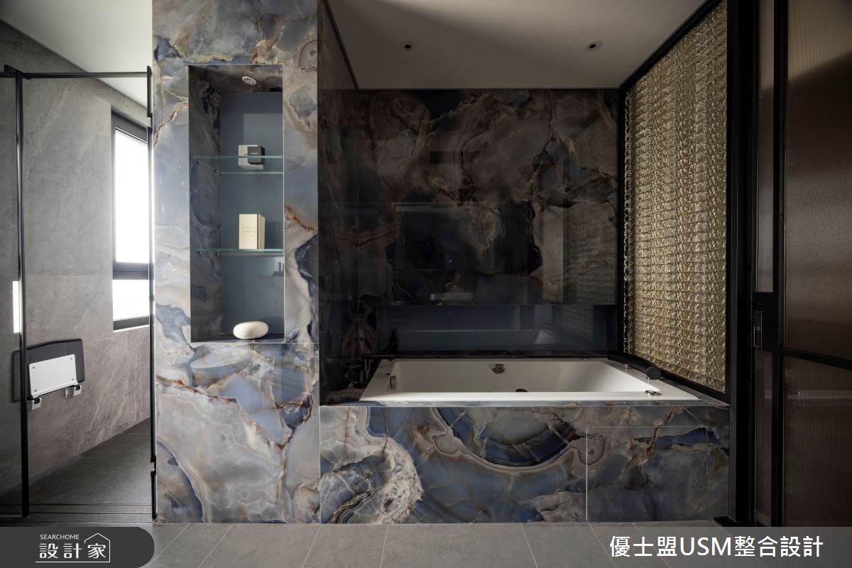 90坪中古屋(5~15年)＿人文禪風浴室案例圖片＿優士盟整合設計有限公司＿優士盟_38.台北90坪人文禪風之32