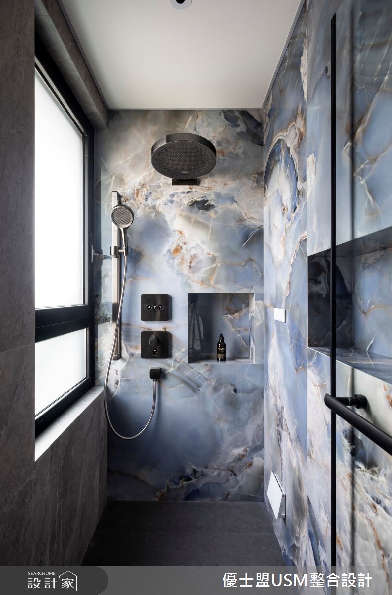 90坪中古屋(5~15年)＿人文禪風浴室案例圖片＿優士盟整合設計有限公司＿優士盟_38.台北90坪人文禪風之35