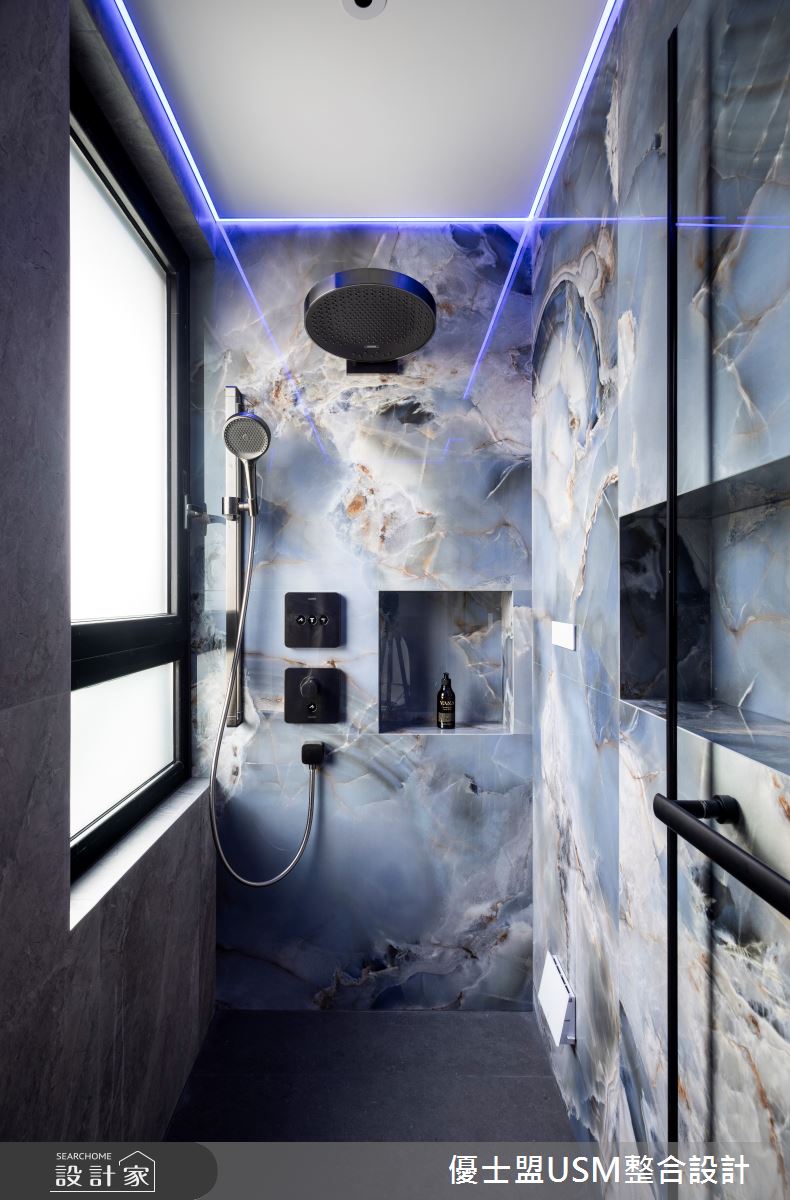 90坪中古屋(5~15年)＿人文禪風浴室案例圖片＿優士盟整合設計有限公司＿優士盟_38.台北90坪人文禪風之36