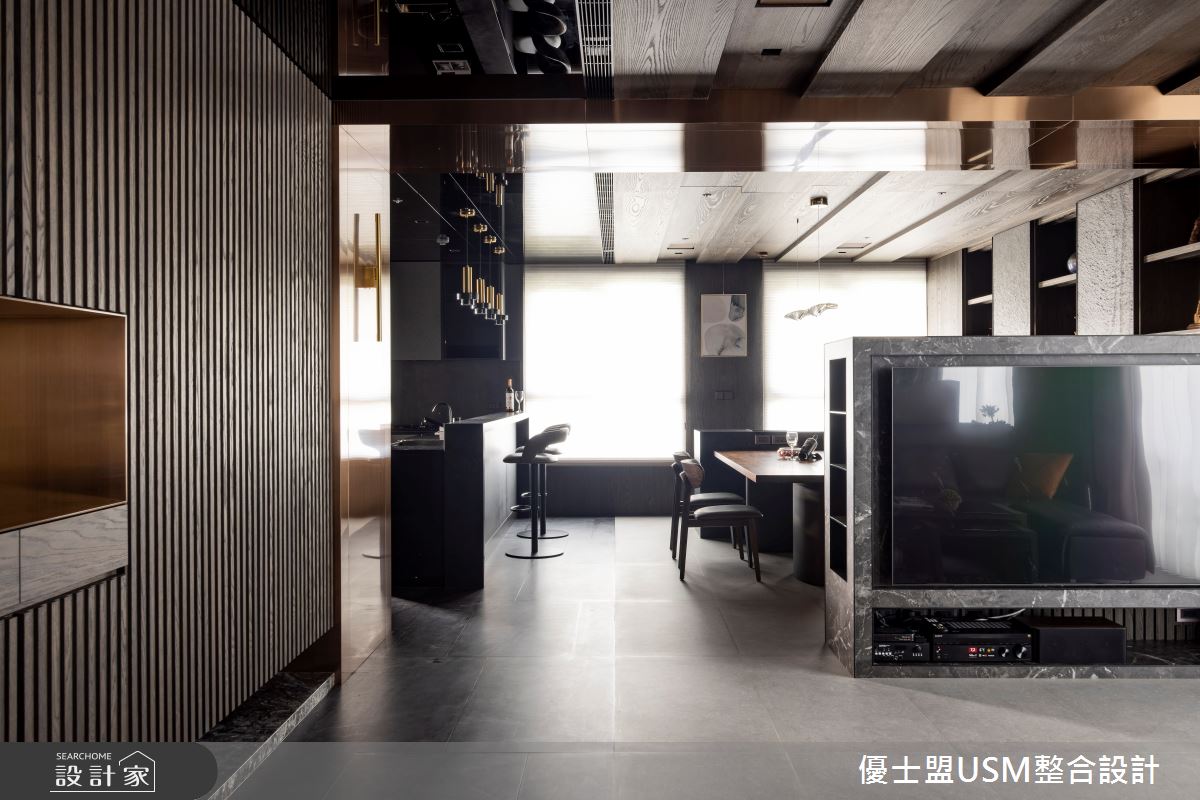 90坪中古屋(5~15年)＿人文禪風客廳案例圖片＿優士盟整合設計有限公司＿優士盟_38.台北90坪人文禪風之1