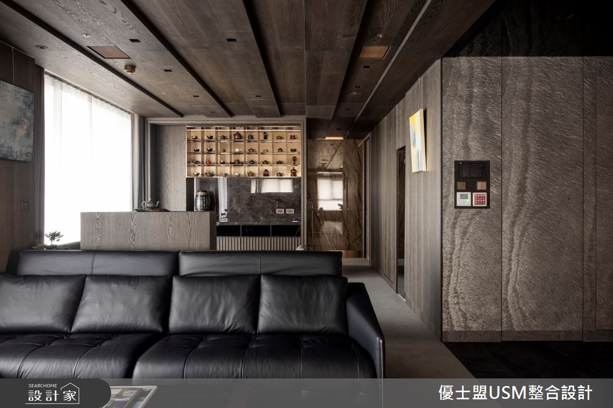 90坪中古屋(5~15年)＿人文禪風客廳案例圖片＿優士盟整合設計有限公司＿優士盟_38.台北90坪人文禪風之5