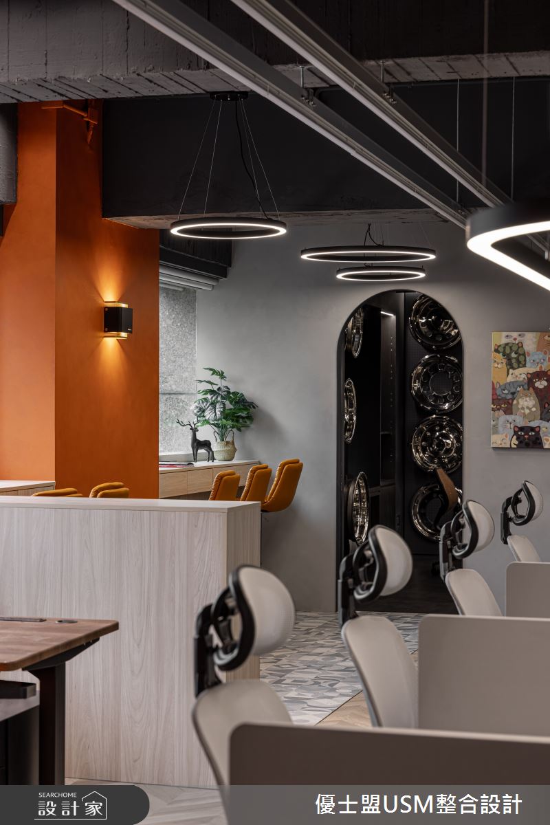 75坪老屋(31~40年)＿現代工業風商業空間案例圖片＿優士盟整合設計有限公司＿優士盟_39.台北75坪現代工業風之22