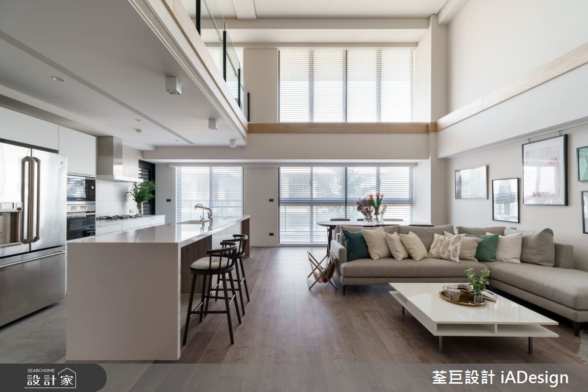 60坪新成屋(5年以下)＿美式風客廳吧檯案例圖片＿荃巨設計 change by design＿荃巨_16之5