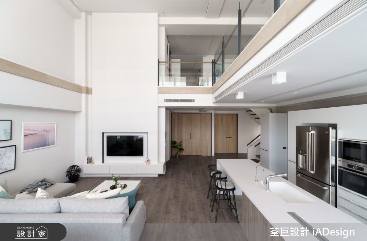 60坪新成屋(5年以下)＿美式風客廳吧檯案例圖片＿荃巨設計 change by design＿荃巨_16之3