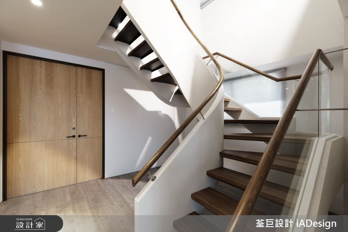 60坪新成屋(5年以下)＿美式風樓梯案例圖片＿荃巨設計 change by design＿荃巨_16之9