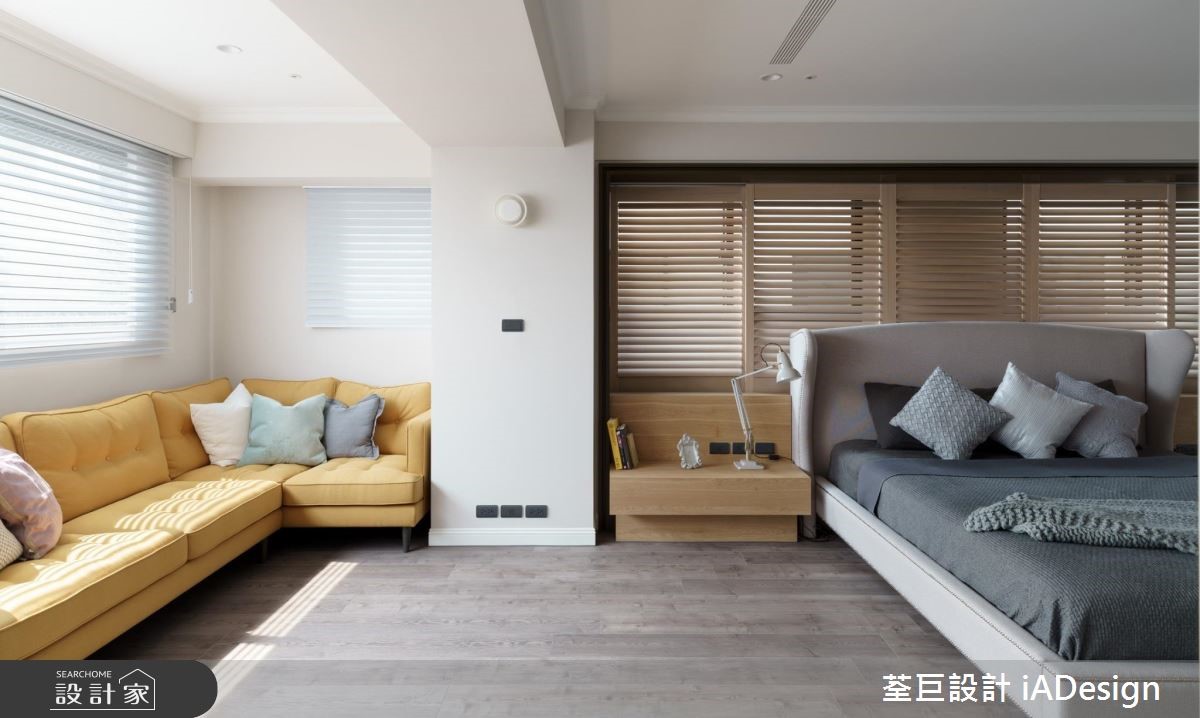 60坪新成屋(5年以下)＿美式風臥室案例圖片＿荃巨設計 change by design＿荃巨_16之17